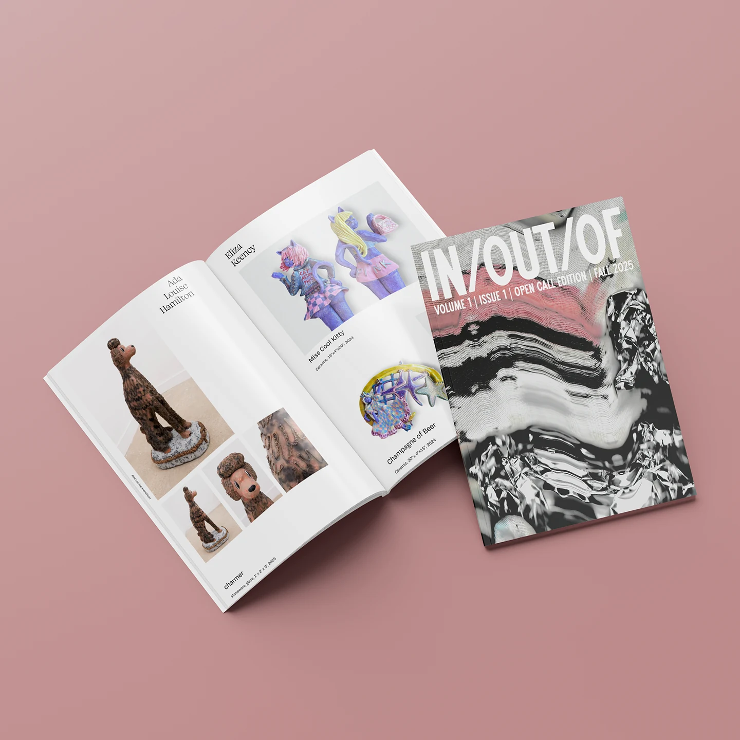 In/Out/Of Vol. 1, No. 1 — Fall 2025 publication mockup