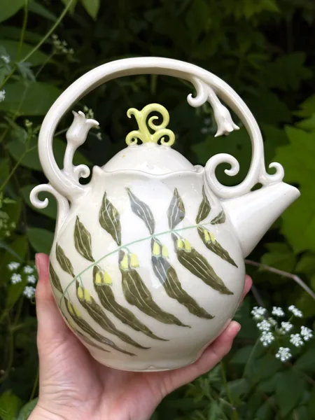 Solomon’s Seal Teapot by Bailey Fritz