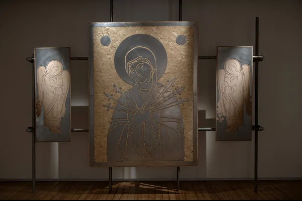 The Seven Sorrows/ _ _ π ___ π ___ by Foteini Panagiota Magkanari